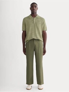 Everlane Olive Men's Linen Pants 🫒🍸